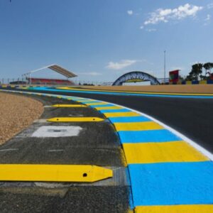 roulage moto au Mans, la chicane Dunlop